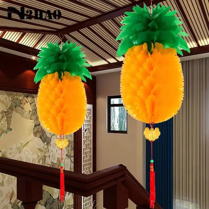 La lanterne ananas n'est pas facile à faire décolorer