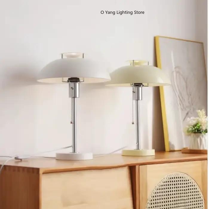 Lampe de Table Bauhaus Vintage design LED E27 rétro atmosphère lampes de bureau salon décoration chambre chevet Studio