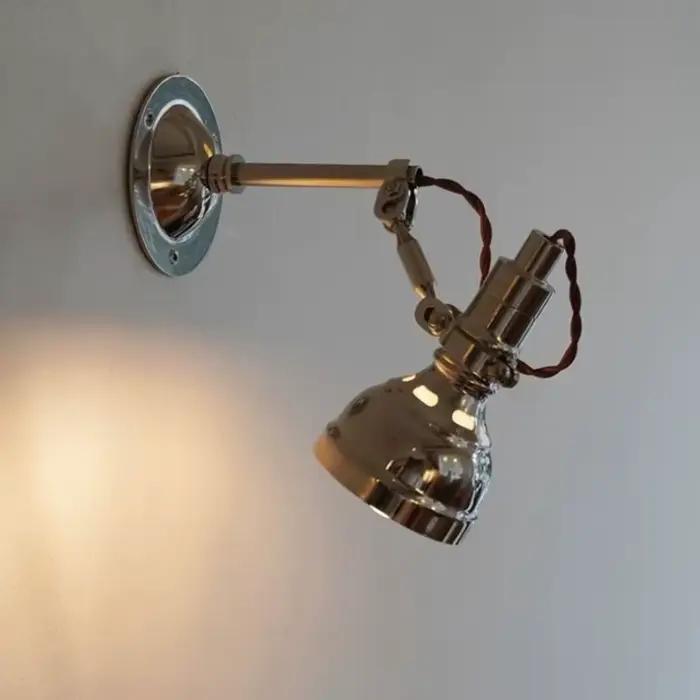 Lampe murale décorative rétro industrielle à bras télescopique long