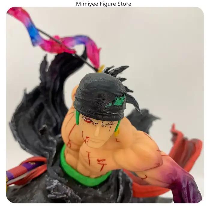  34 cm une pièce Roronoa Zoro double tête Anime Figure modèle Statue à collectionner bureau décoration cadeau