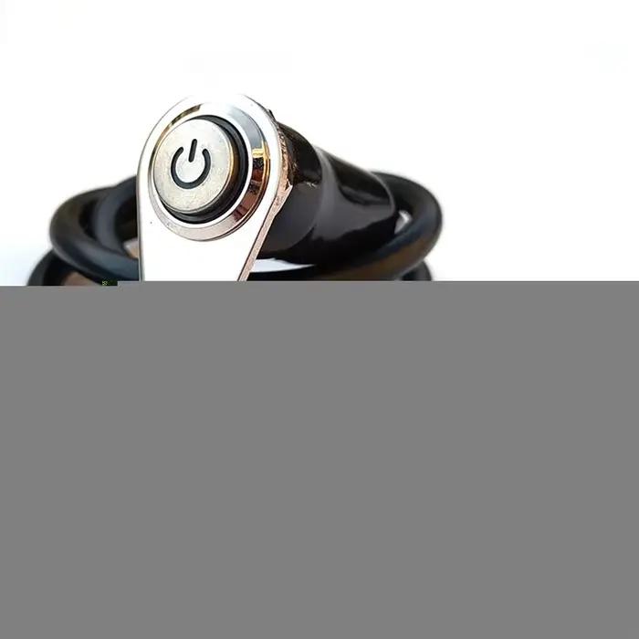 Joli LED étanche pour guidon de moto, marche et arrêt, support en alliage d'aluminium, phares antibrouillard, klaxon de vélo de route, interrupteur à bouton-poussoir, 12V