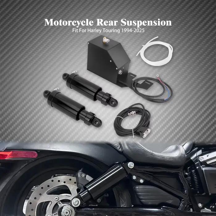 Kits de Suspension pneumatique arrière réglables pour moto, pour Harley Touring Road King Street Electra Glide Ultra Road Glide 1994-Up