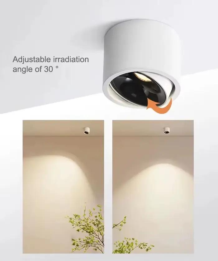 Projecteur LED réglable avec tube lumineux ultra