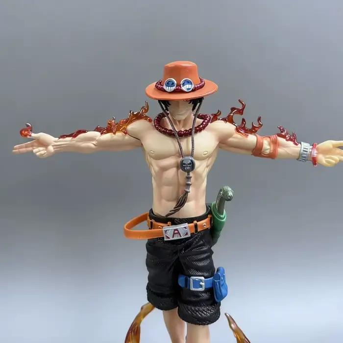Figurine d'action One Piece Ace de 28cm, Portgas D Ace, Statue en PVC, modèle de collection, jouets pour enfants, cadeaux de noël