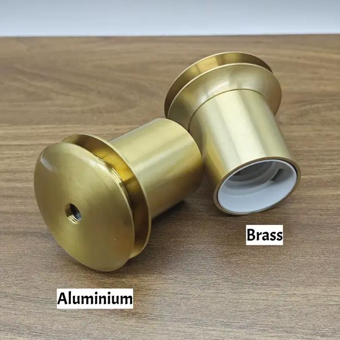 Base de Lampe Molécule Vintage en Aluminium et Laiton pour Salon ou Chambre Occasions Spéciales
