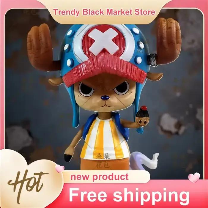 Figurine de collection One Piece Tony Tony Chopper, version Q, mignonne et créative, décoration de bureau pour les fans d'anime