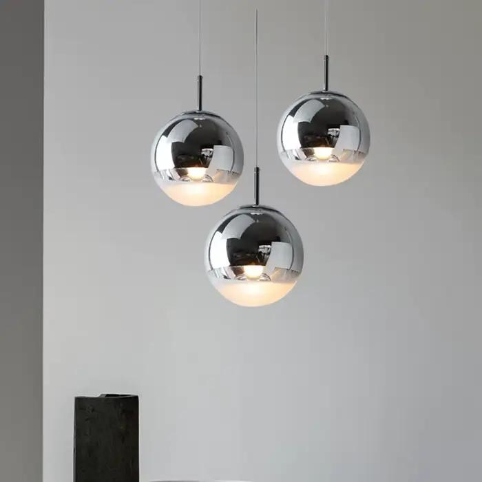Boule pendentif lumières moderne nordique suspension lustres lampe suspendue éclairage intérieur chambre décor pour salon chambre d'hôtel occasionnels spéciaux