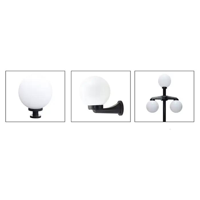 Abat-jour de lampe d'extérieur en acrylique rond PMMA