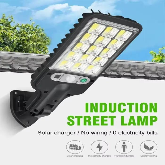 1/2/3/4 pièces lumières solaires extérieures 3 Modes 200COB lampadaire étanche capteur de mouvement éclairage de sécurité pour jardin Patio chemin cour