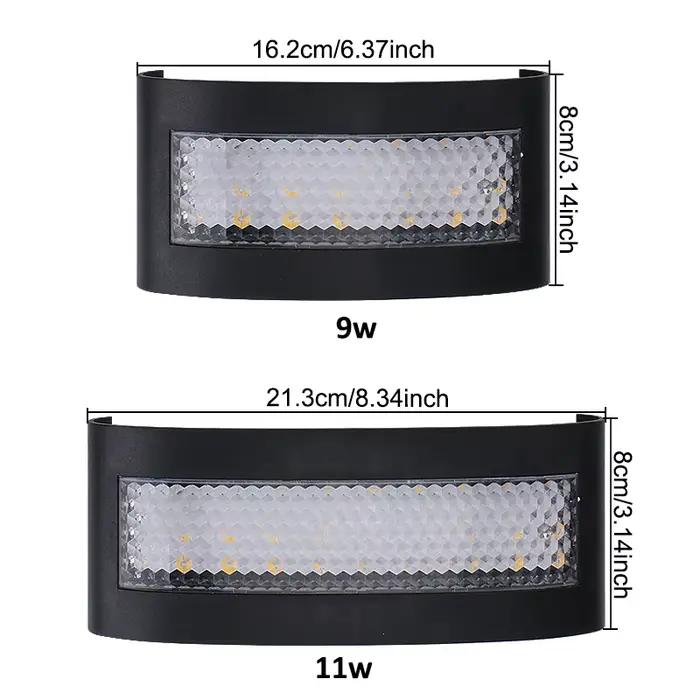 Lampe murale extérieure étanche IP65, moderne, pour cour, couloir, salon, chambre à coucher, 85-265V, éclairage vers le haut et vers le bas, lampe de décoration
