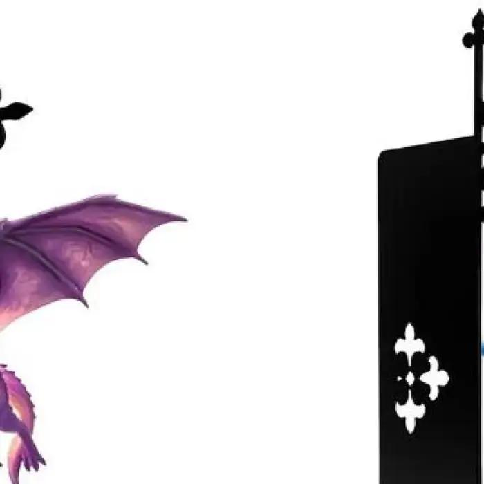 Lampe de bibliothèque Dragon Flottant, Lumières de bibliothèque Dragon Volant, Ornement, Veilleuse Dragon Flottant Enchantant, Décoration de maison et de chambre