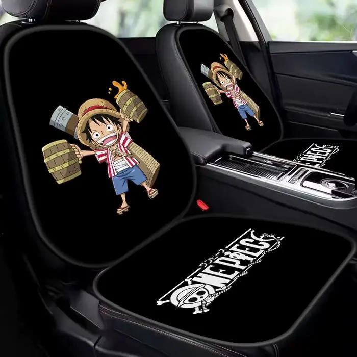 Coussin de siège de voiture une pièce, coussin de protection de siège, décoration de voiture respirante, Monkey D. Luffy, accessoires de voiture, coussin de siège cadeau
