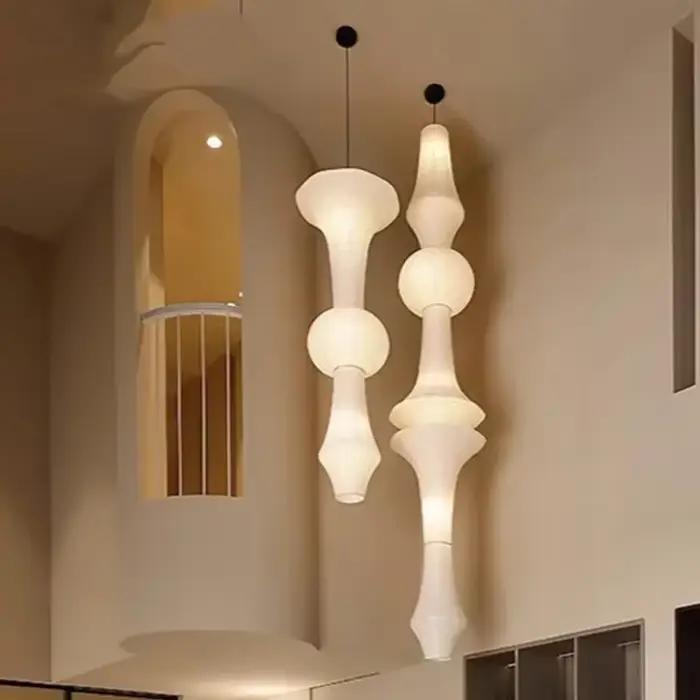 2025 papier de riz suspension Akari design lampe japonaise suspendue