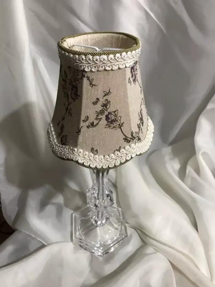 Cadre d'abat-jour en fer, 13cm de diamètre, à clipser, bricolage