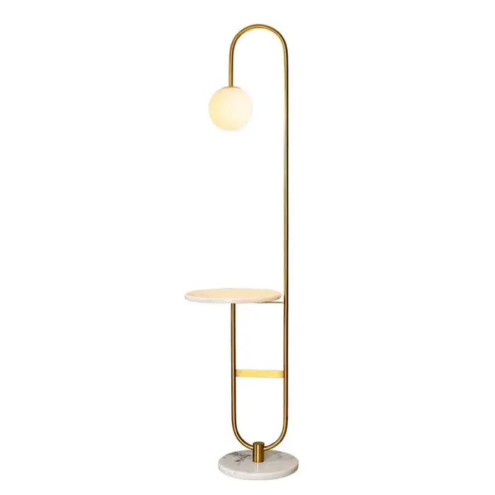 Lampe LED autoportante au design nordique moderne, luminaire décoratif d'intérieur, idéal pour un salon ou une table à thé