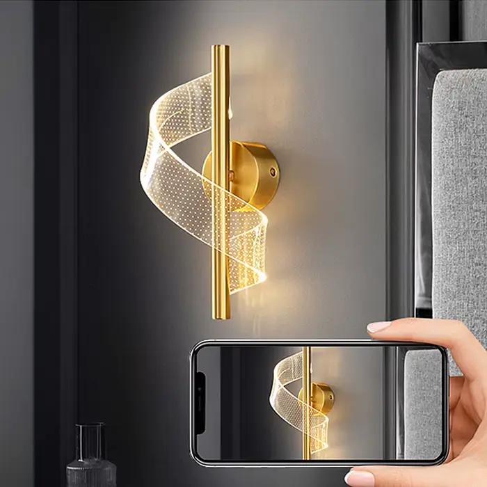 Applique murale LED au design nordique moderne