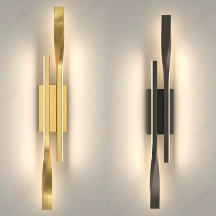 Moderne minimaliste LED salon fond mur couloir applique chambre chevet lampes d'éclairage décoratif