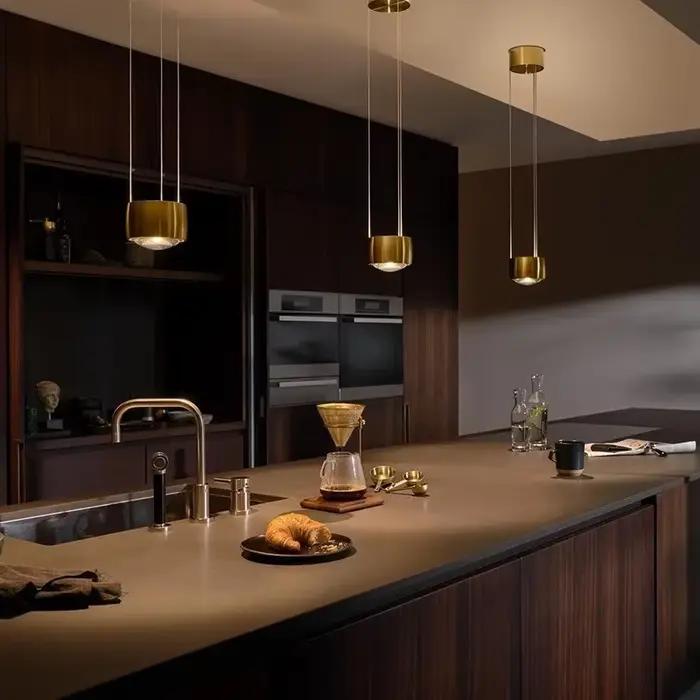 Lustre suspendu moderne réglable pour îlot de cuisine