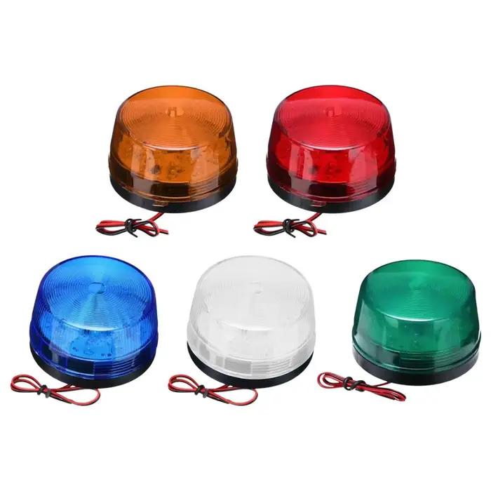Lumière stroboscopique de voiture d'urgence, Indication de circulation rotative, balise Flash de voiture, LED Orange bleu rouge, voyant d'avertissement de voiture