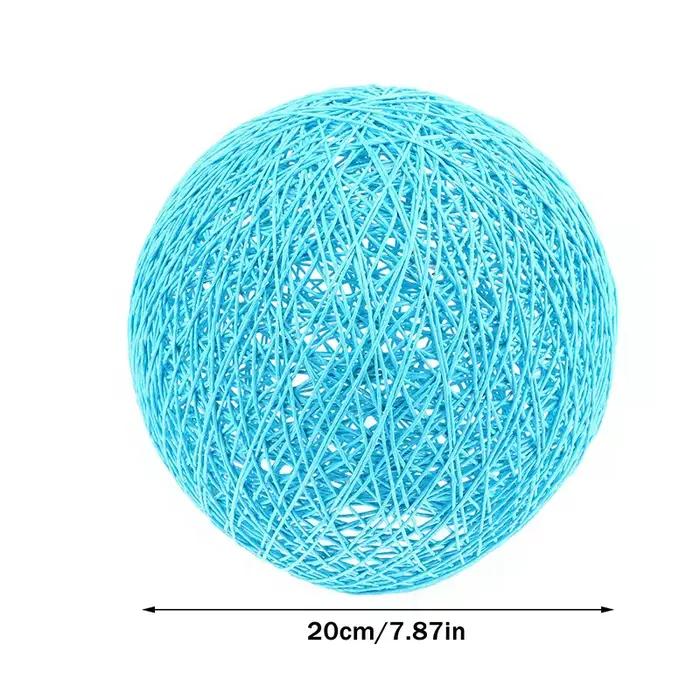 Abat-jour suspendu rond concis en rotin tissé à la main bambou style naturel pour décoration intérieure chambre salon bureau occasions spéciales