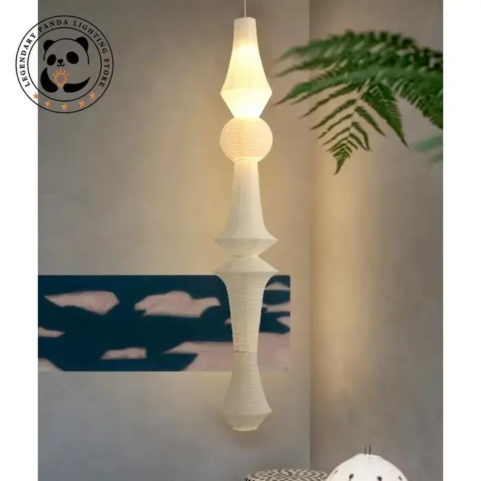 Design japonais Akari Noguchi Yong lampes suspendues LED E27 Wabi-sabi lampe suspendue moderne pour salon canapés décor à la maison chambre