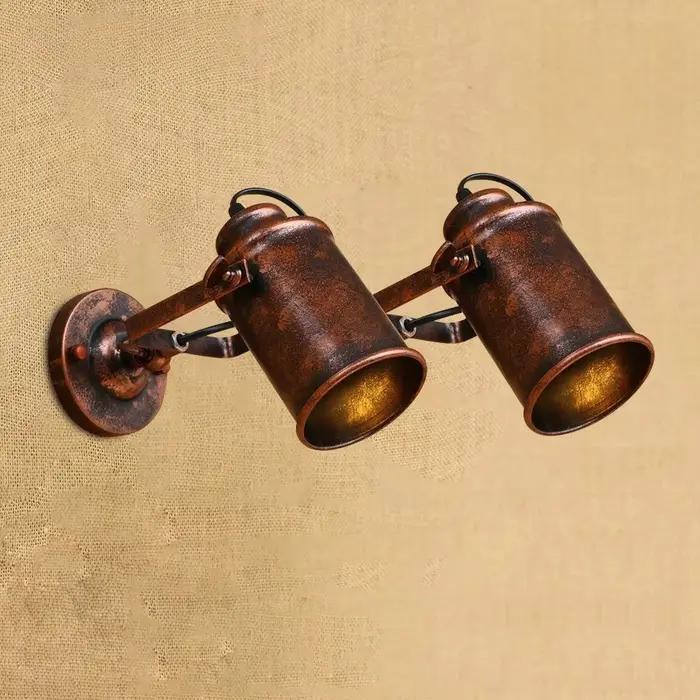 Vintage rétro applique luminaires pour couloir Loft café Restaurant Style industriel pays intérieur décoration de la maison E27