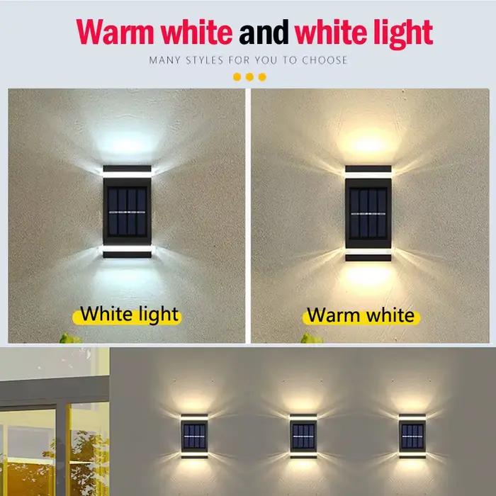 Lampe murale solaire extérieure étanche à énergie
