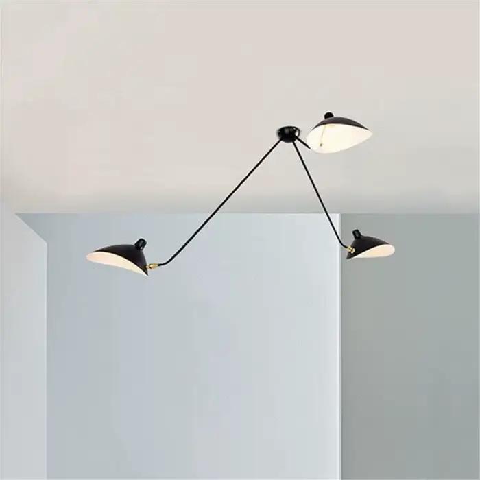 Ludeviation-Lampe à bras oscillant nordique post-moderne, lampe industrielle en métal, design créatif, décoration de restaurant, cuisine, salon