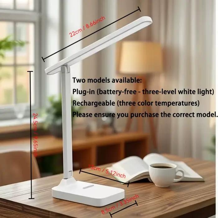 Lampe de bureau pliable pour protection des yeux