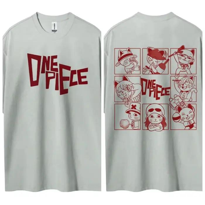 ONE PIECE – haut populaire à manches courtes pour hommes et femmes, confortable, décontracté, à la mode, nouvelle collection été 2026