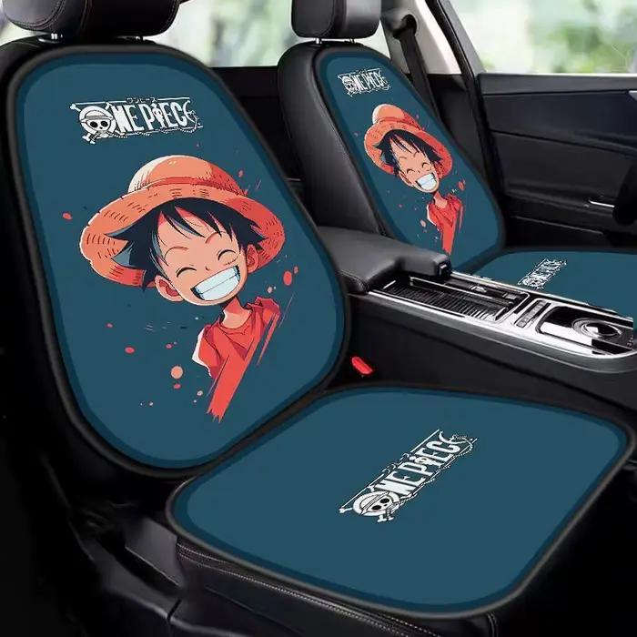 Coussin de siège de voiture une pièce, coussin de protection de siège, décoration de voiture respirante, Monkey D. Luffy, accessoires de voiture, coussin de siège cadeau