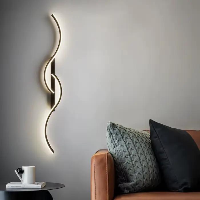 Appliques murales LED modernes, pour chambre à coucher, chevet, intérieur, blanc, pour couloir, allée, éclairage intérieur de la maison