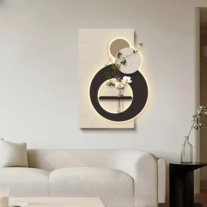 Lampe de mur LED moderne pour salon fond Hall d'entrée étude suspendus peinture couloir Lustre décoration de la maison lumière murale