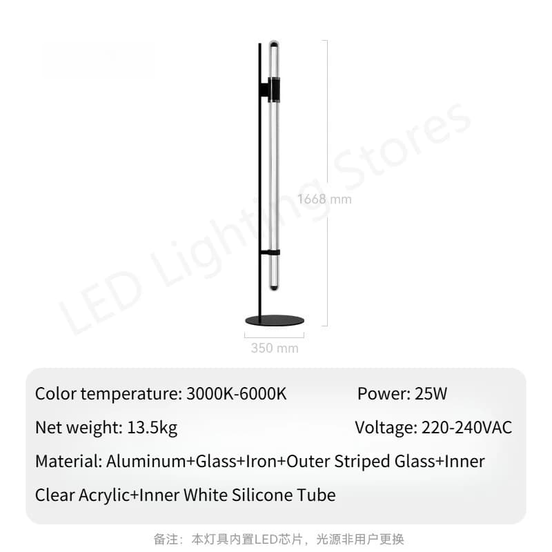 Lampe sur pied pour salon, lumière d'ambiance de haute qualité, lampe d'angle verticale pour canapé