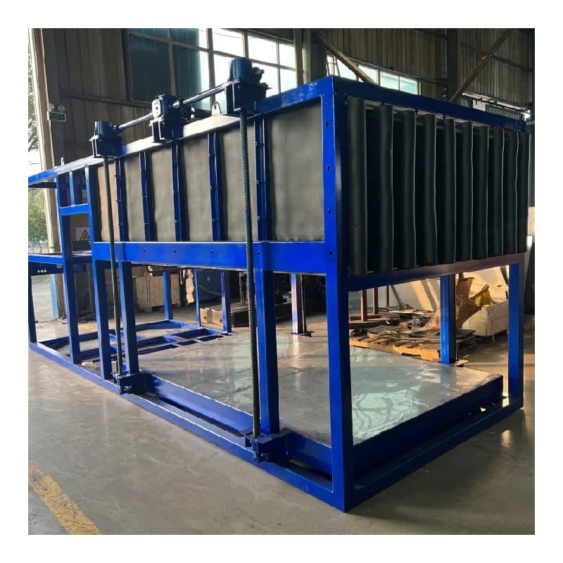 Machine à glaçons industrielle en cubes, dégivrage automatique, refroidissement par air, stockage, 1
