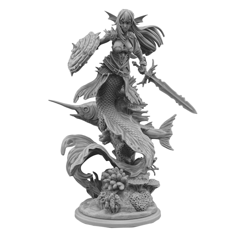 Kit de figurine d'anime Merman, modèle en résine l'inventaire, plastique non peint, A749, 1:35