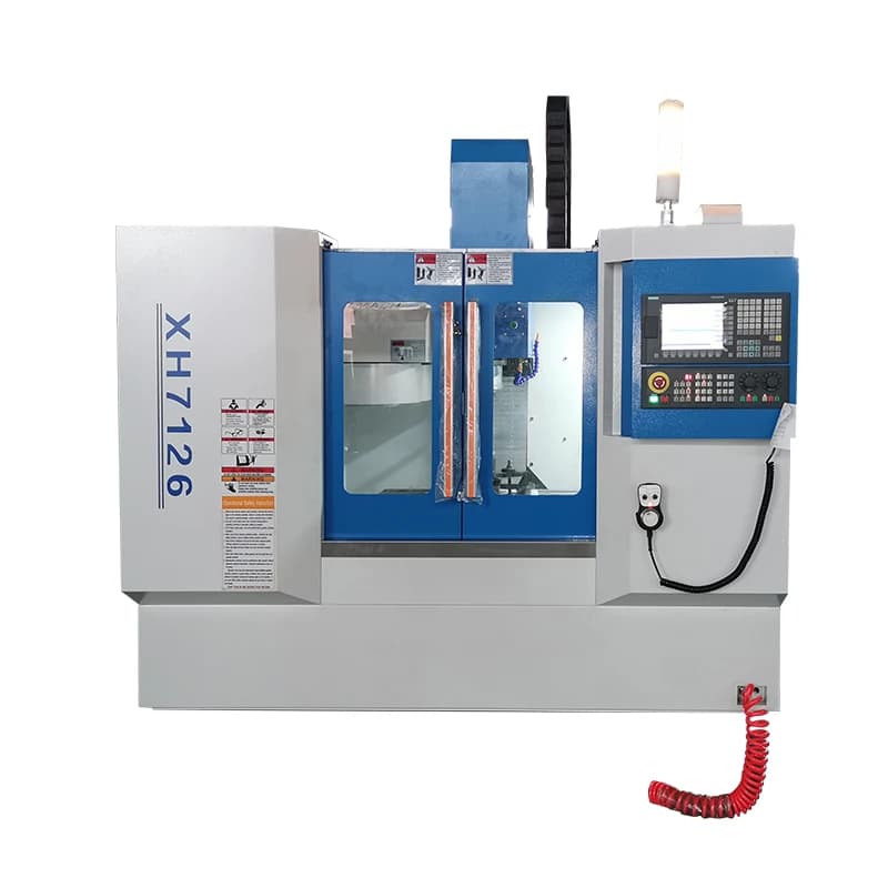 Centre d'usinage compact WMTCNC XH7126, machine de fraisage CNC de haute qualité, 3 axes pour le mét