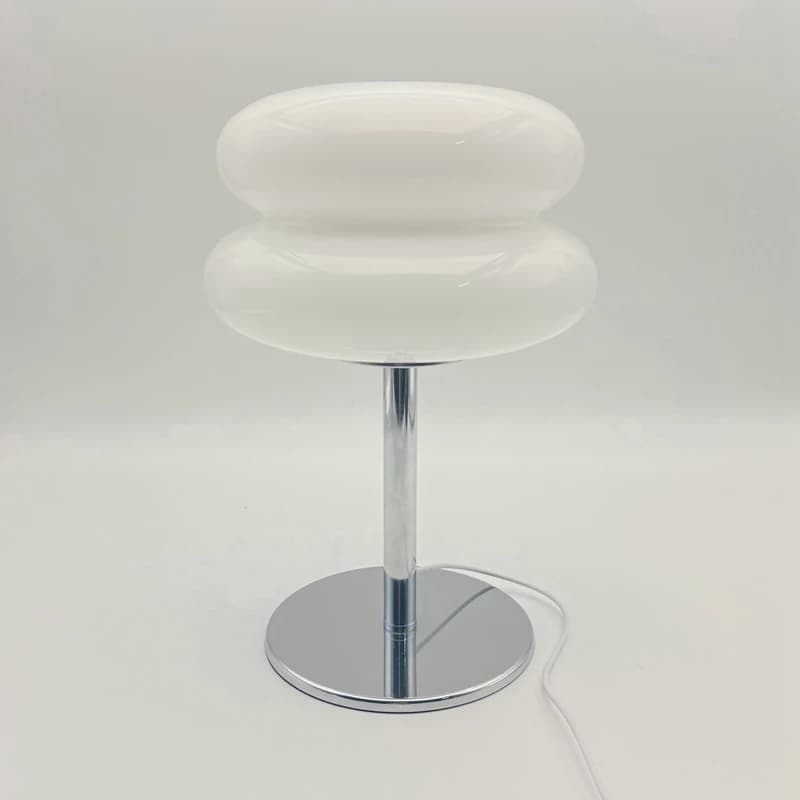 Lampe de table en verre de Murano en forme de hamburger, lumière décorative moderne et simple, lumiè