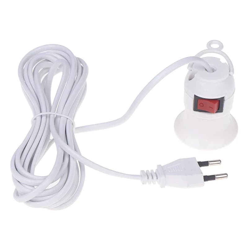 Support de Base de Lampe avec Joli pour Ampoules LED Suspendues, Prise UE de 4m