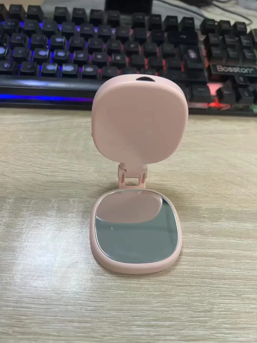 Lumière à selfie magnétique pour iPhone 360 MagSafe ° Anneau lumineux LED avec miroir, parfait pou