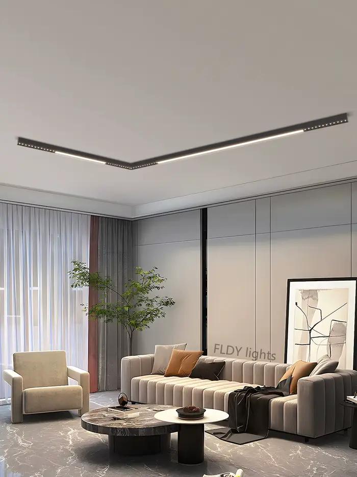 Plafond moderne à LEDs lampe nordique balcon porche chambre entrée lumière bureau éclairage salon lumières cuisine restaurant lampes