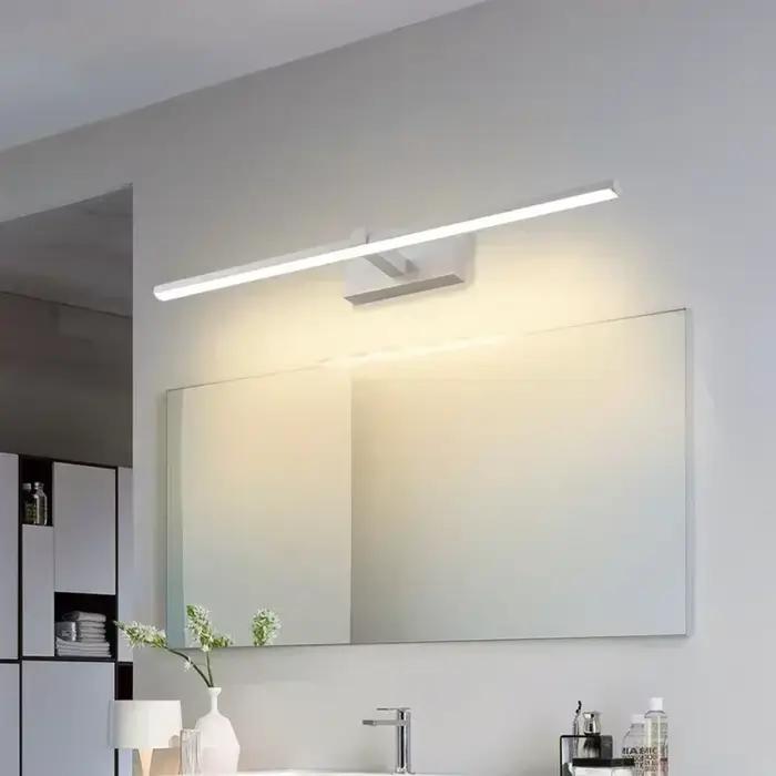 Moderne LED miroir avant lampe salle de bain lampes chambre Dressing lumières cuisine maison 40/60/80/100 cm longue