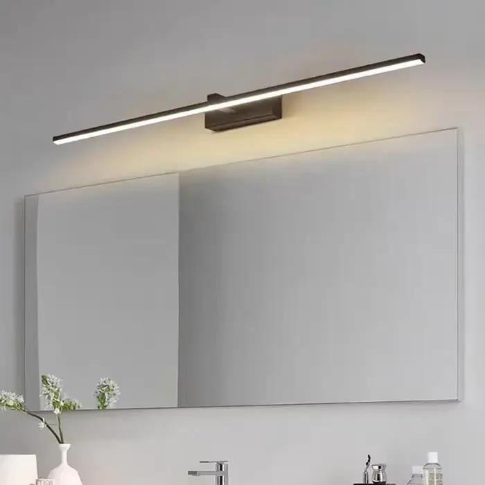 Moderne LED miroir avant lampe salle de bain lampes chambre Dressing lumières cuisine maison 40/60/80/100 cm longue